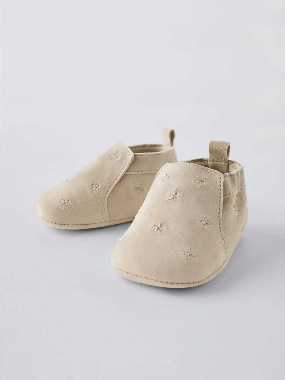 Zara • Suede Leather Star Booties